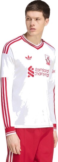 Liverpool FC 26/27 Langermet Bortetrøye Hvit 3XL