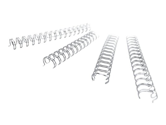Gbc Wirebind 5 Mm A4 210 X 297 Mm 35 Ark Sølv 250 Stk Bindestreng