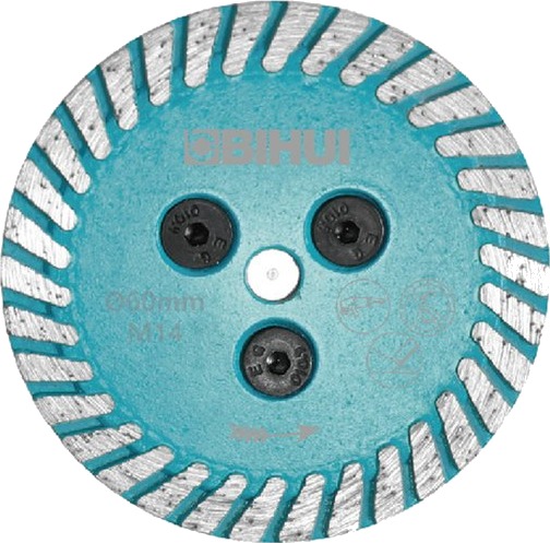 Bihui Diamantblad Turbo Ø60mm M14
