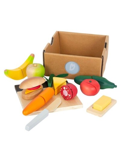 Small Foot - Wooden Cut and Play Food Lunch Set 2 Small Foot - Wooden Cut and Play Food Lunch Set 2