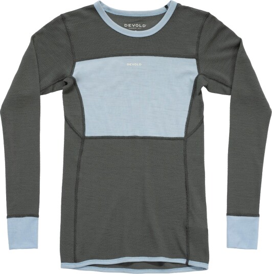 Devold Women"s Wool Mesh Shirt Dawn/Castlerock L Devold Women"s Wool Mesh Shirt Dawn/Castlerock L