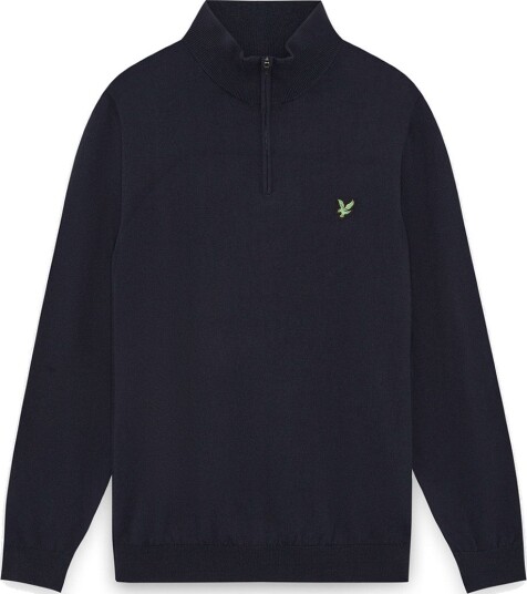 Lyle & Scott Golf Polyblend Quarter Zip Jumper Golfgenser herre Dark Navy Large Lyle & Scott Golf Polyblend Quarter Zip Jumper Golfgenser herre Dark Navy Large