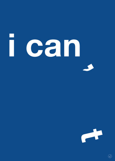 I Can - Blue av Rikke Axelsen I Can - Blue av Rikke Axelsen