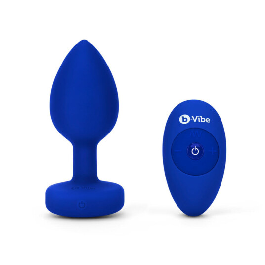 B-Vibe Vibrating Jewel Buttplugg L/xl