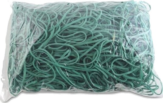 Office Products Gummistrikker Office Products Diameter 130 Mm 1,5 X 3 Mm 60% Gummi 1000 G Grønne