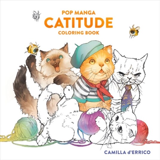 Pop Manga Catitude Coloring Book Pop Manga Catitude Coloring Book