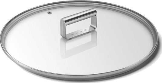 Smeg Smeg glasslokk silver Ø30 cm