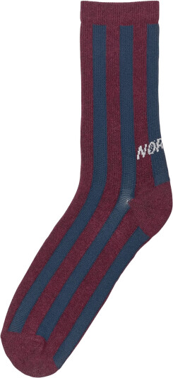 Mads Nørgaard Antonella Sock Single Burgundy ONE SIZE