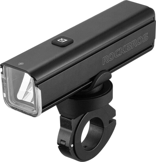 Rockbros Front Bike Light 1000 lm + USB-C - USB-A Cable - Black