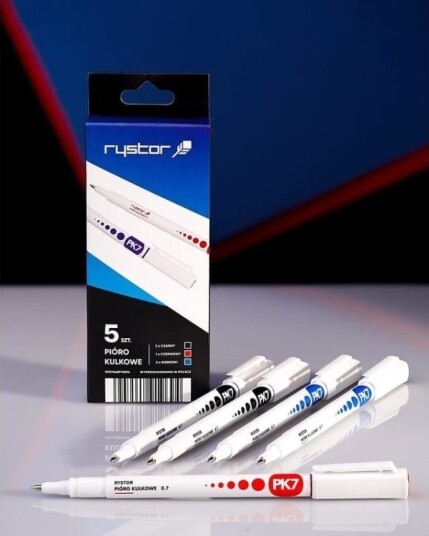Rystor Kulepenn Pk7 0,7 Mm 3 Farger (5) Rystor Kulepenn Pk7 0,7 Mm 3 Farger (5)