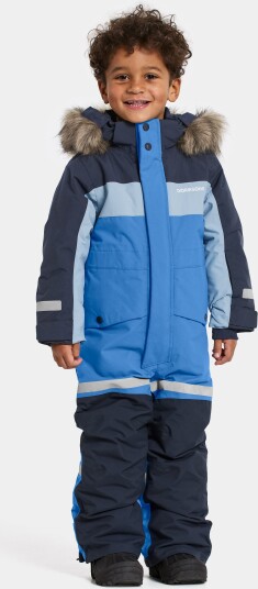 Didriksons Kids' Bjärven Coverall 4 Sapphire Blue 100 Didriksons Kids' Bjärven Coverall 4 Sapphire Blue 100