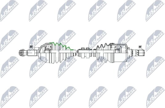 Nty Drivaksel NTY NPW NS 040 Nty Drivaksel NTY NPW NS 040