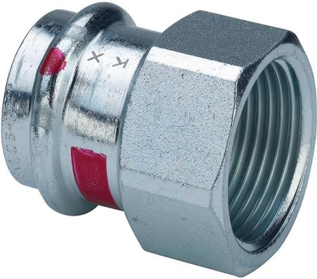 Viega Prestabo Galvanisert Overgangsmuffe 35mm x 3/4" Pressfitting