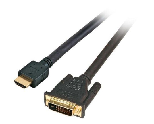 EFB ELEKTRONIK HighSpeed HDMI Kabel mit Eth. HDMI A-DVI-D,St.-St.,2,0