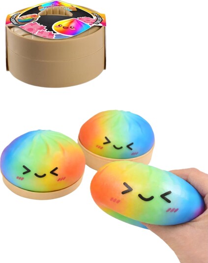 Kawaii Squishy Rainbow Skum Dumplings 8,5 Cm