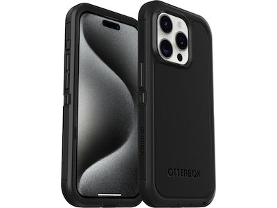 OtterBox iPhone 15 Pro Defender XT Deksel - ProPack (sort)