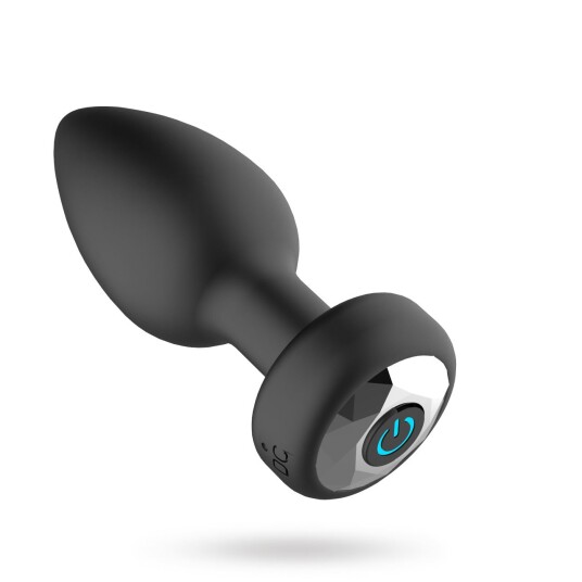 Sustainable Pleasure Vibrating Plug with Stone and Remote Controller