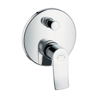 Hansgrohe Metris 1-greps karbatteri For innbygging, med vender, Krom Hansgrohe Metris 1-greps karbatteri For innbygging, med vender, Krom