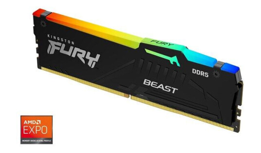 Kingston FURY Beast RGB DDR5-5200 C36 SC - 32GB (AMD EXPO)