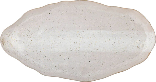 Bloomingville Peroya serveringsfat 17 x 32 cm Grå