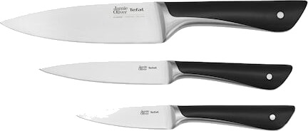 Jamie Oliver by Tefal Jamie Oliver Knivsett 3 deler Kokkekniv/Skrellekniv/Kjøkkenkniv Jamie Oliver by Tefal Jamie Oliver Knivsett 3 deler Kokkekniv/Skrellekniv/Kjøkkenkniv
