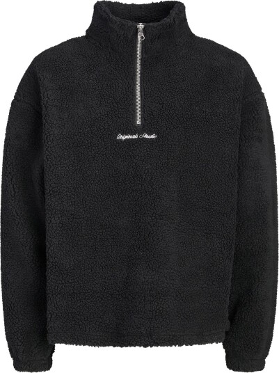 Jack & Jones Jornorrebro Emb Teddy Sweat High Neck BLACK M
