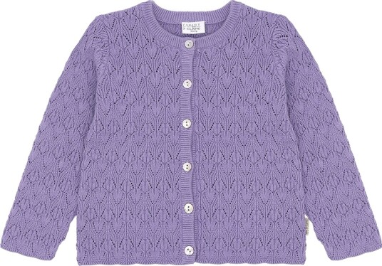 Hust and Claire Cardigan   Strikk   Mål   Klokkeblomst   Hust and Claire   74   Cardigan   Lilla