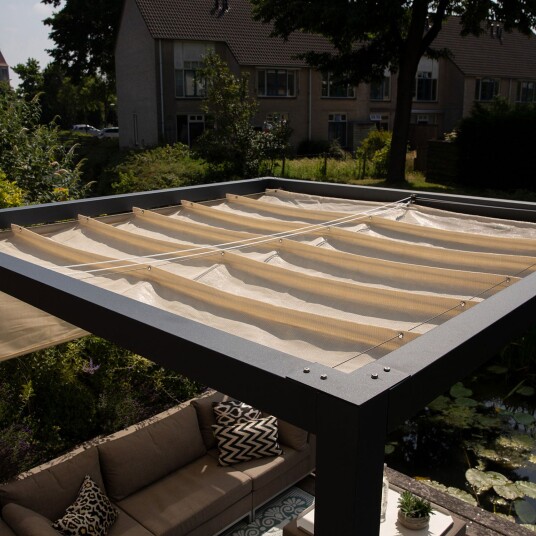 Platinum Sun & Shade Coolfit solseil harmonika 370x370cm grå Platinum Sun & Shade Coolfit solseil harmonika 370x370cm grå