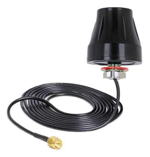 Delock LTE Antenna SMA 2 dBi 3 m RG-174 omnidirectional black outdoor Delock LTE Antenna SMA 2 dBi 3 m RG-174 omnidirectional black outdoor