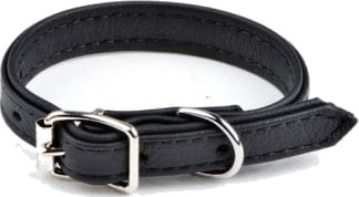 Feel Leather Feel Puppy Valpehalsbånd Svart (1.5 X 35 cm)