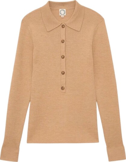 Ines de la Fressange Paris Dame Strikkevarer Beige S,