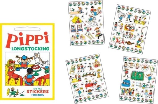 BarboToys Pippi Langstrømpe Klistremerker Friends BarboToys Pippi Langstrømpe Klistremerker Friends