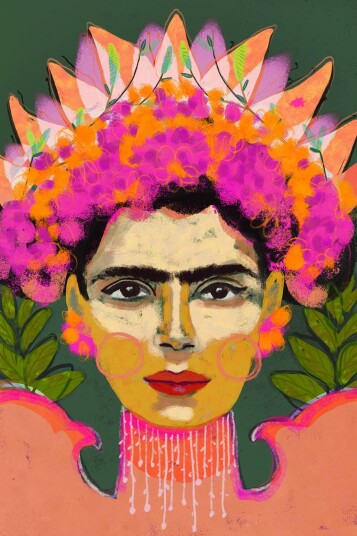 Plakat Frida Kahlo Portrett