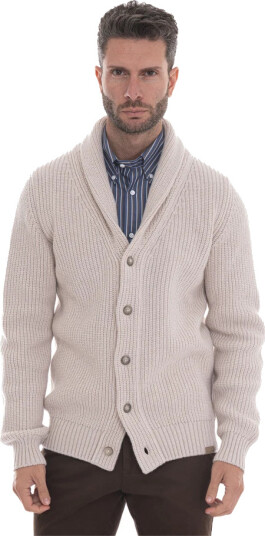 Fay Herre Strikkevarer Beige M,