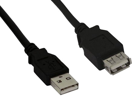 Inline 34610B 1 M Hankjønn/Hunkjønn 0,48 Gbit/S Svart