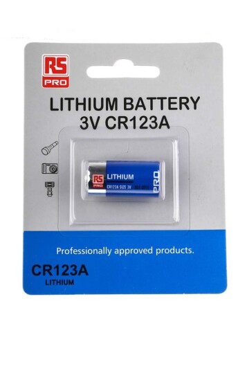 RS PRO Lithium batteri CR123A 3V