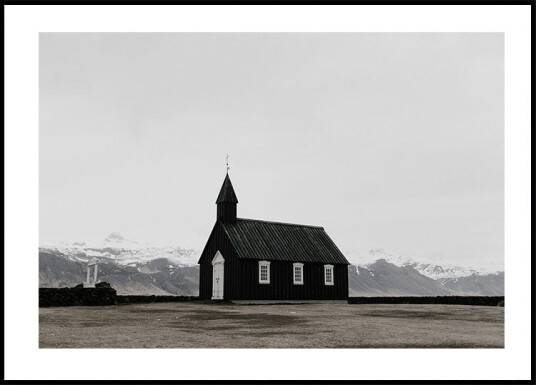 Black Church Plakat Plakat / 50x70cm