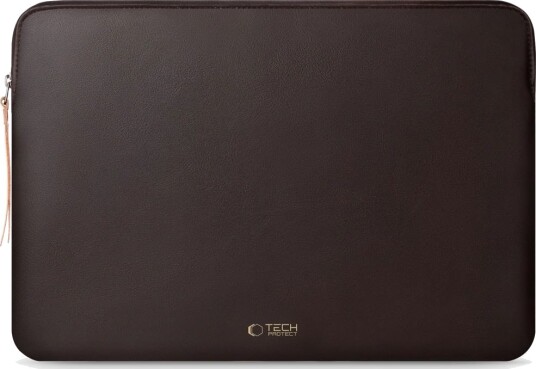 Tech-Protect Fleece Laptop-etui 15-16" Sjokoladebrun