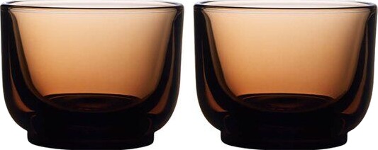 Fellow Pirch cortado glass 13 cl 2 stk Amber