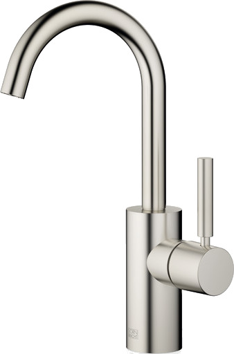 Dornbracht Meta 1 greps servantarmatur uten oppløftbar bunnventil brushed platinum