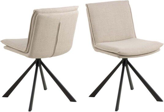 Flynn spisestuestoler beige. Flynn spisestuestoler beige.