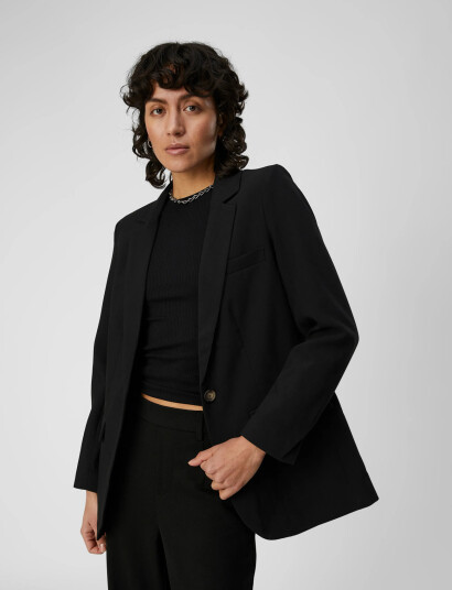 Object Objsigrid L/S Blazer Noos - Black - 42