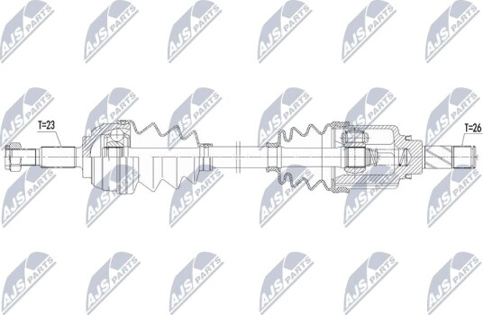 Nty Drivaksel NTY NPW RE 221