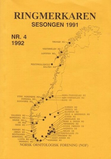 Ringmerkaren nr.4 Sesongen 1991 Ringmerkaren nr.4 Sesongen 1991
