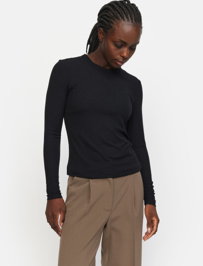 Soft Rebels Srfenja O-Neck Top - Black - XS Soft Rebels Srfenja O-Neck Top - Black - XS