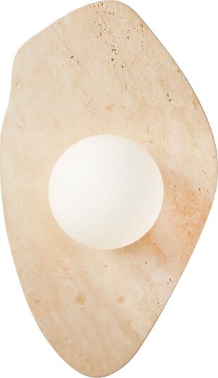 Thyrosel vegglampe 10 cm - Beige og Hvit
