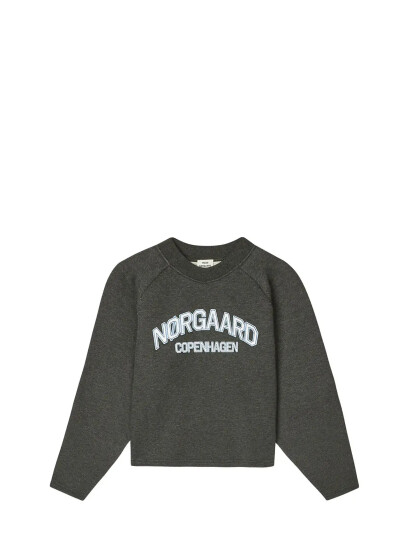 Mads Nørgaard Mix Sweat Alia Sweatshirt Grey 140 Mads Nørgaard Mix Sweat Alia Sweatshirt Grey 140