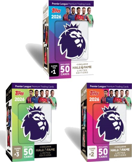 Topps Premier League Super Tin 25/26 Fotballkort Topps Premier League Super Tin 25/26 Fotballkort