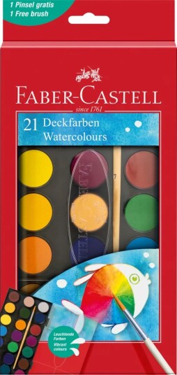 Faber Castell Maleskrin Faber 21 farger