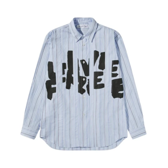 Comme des Garçons Herre Skjorter Blå L